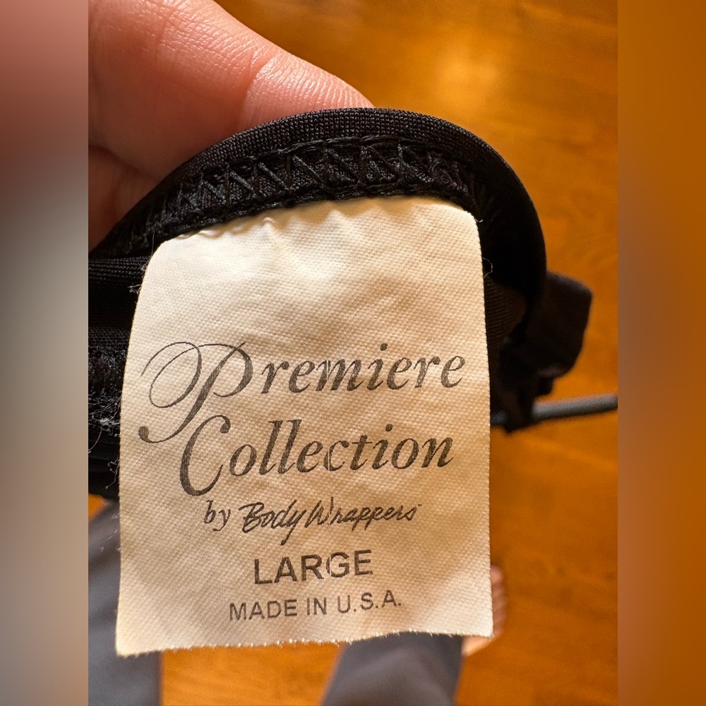Premier Collection by Body Wrappers Black Leotard - Picture 3 of 3
